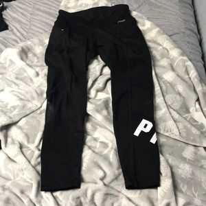 Pink VS leggings. Small. Like new!